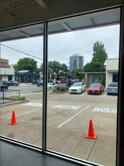 Correct security film installation by Epic: Clean, tooled, triangular profile onto frame and film.